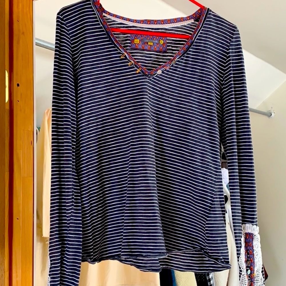 Little Yellow Button Top by Anthopologie